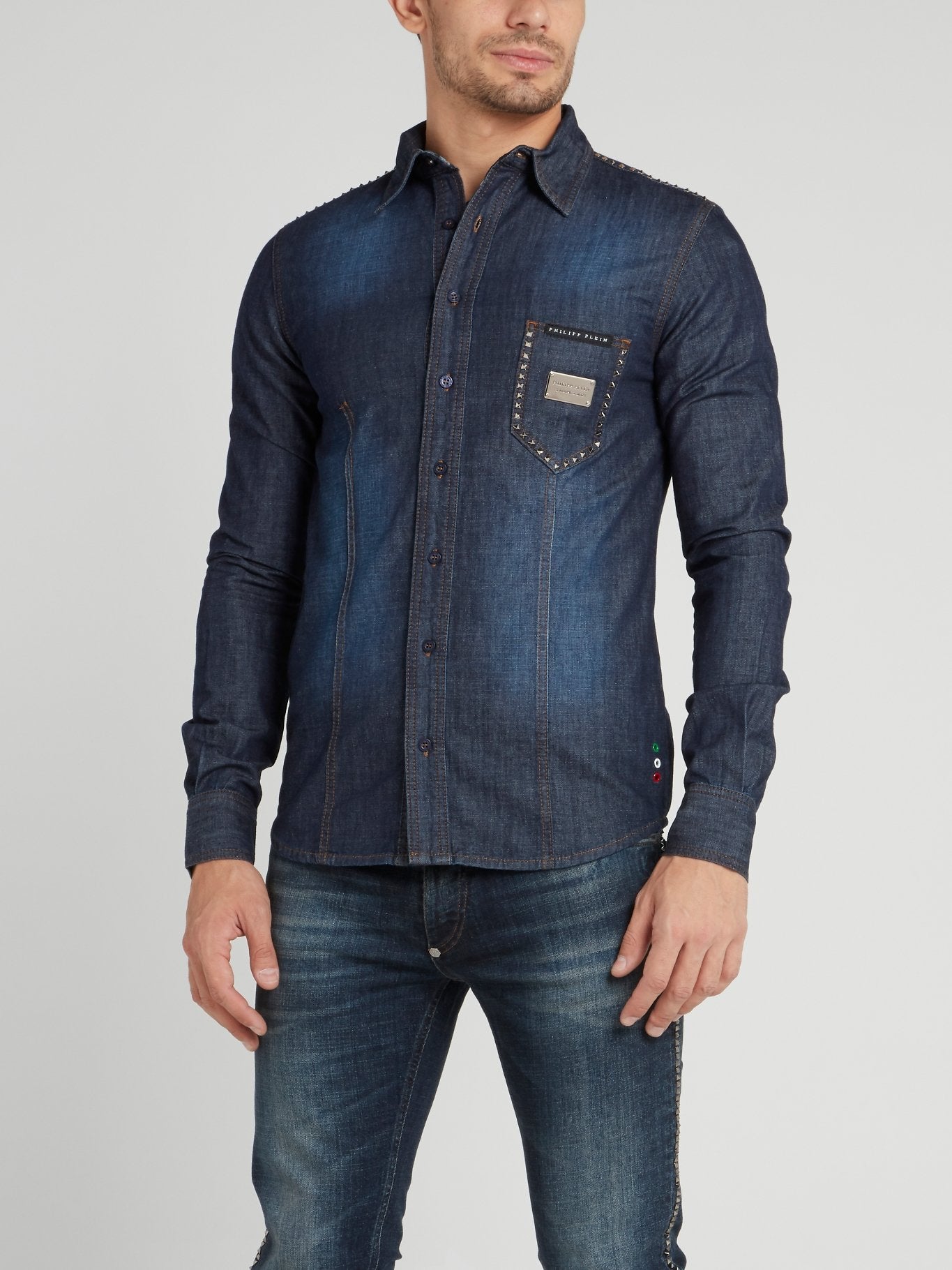 philipp plein denim dress Denim Mini Dress