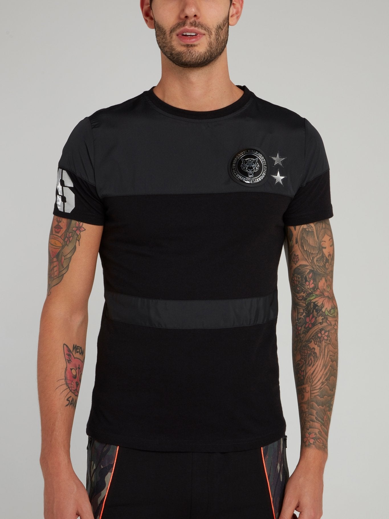 Футболка с логотипом на спине Malcom