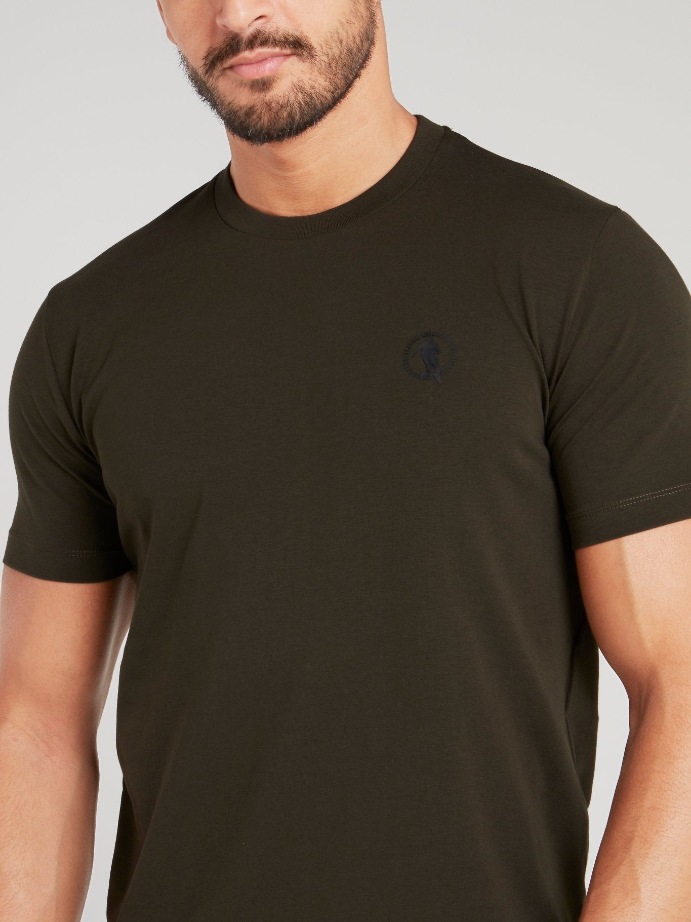 Оливковая футболка с логотипом Sport