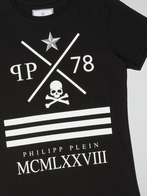 Rebel 1978 Black Graphic Tee