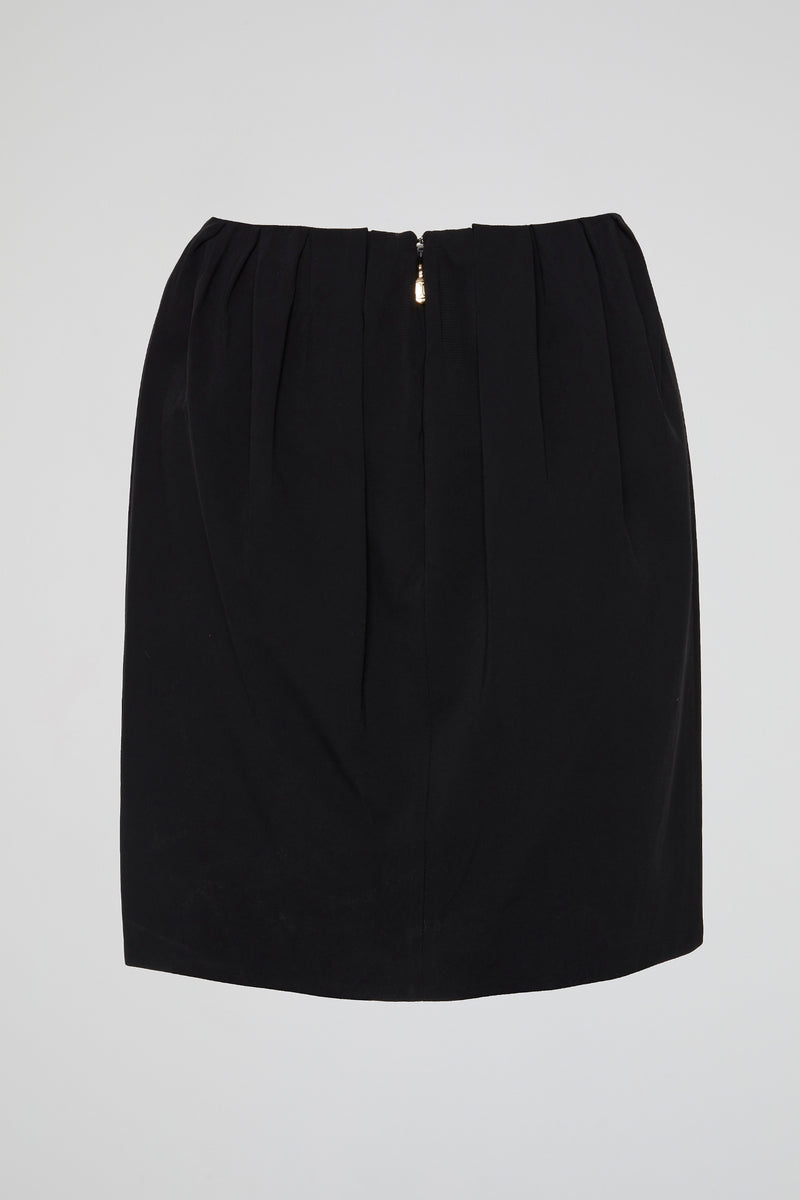 Black Pleated Skirt