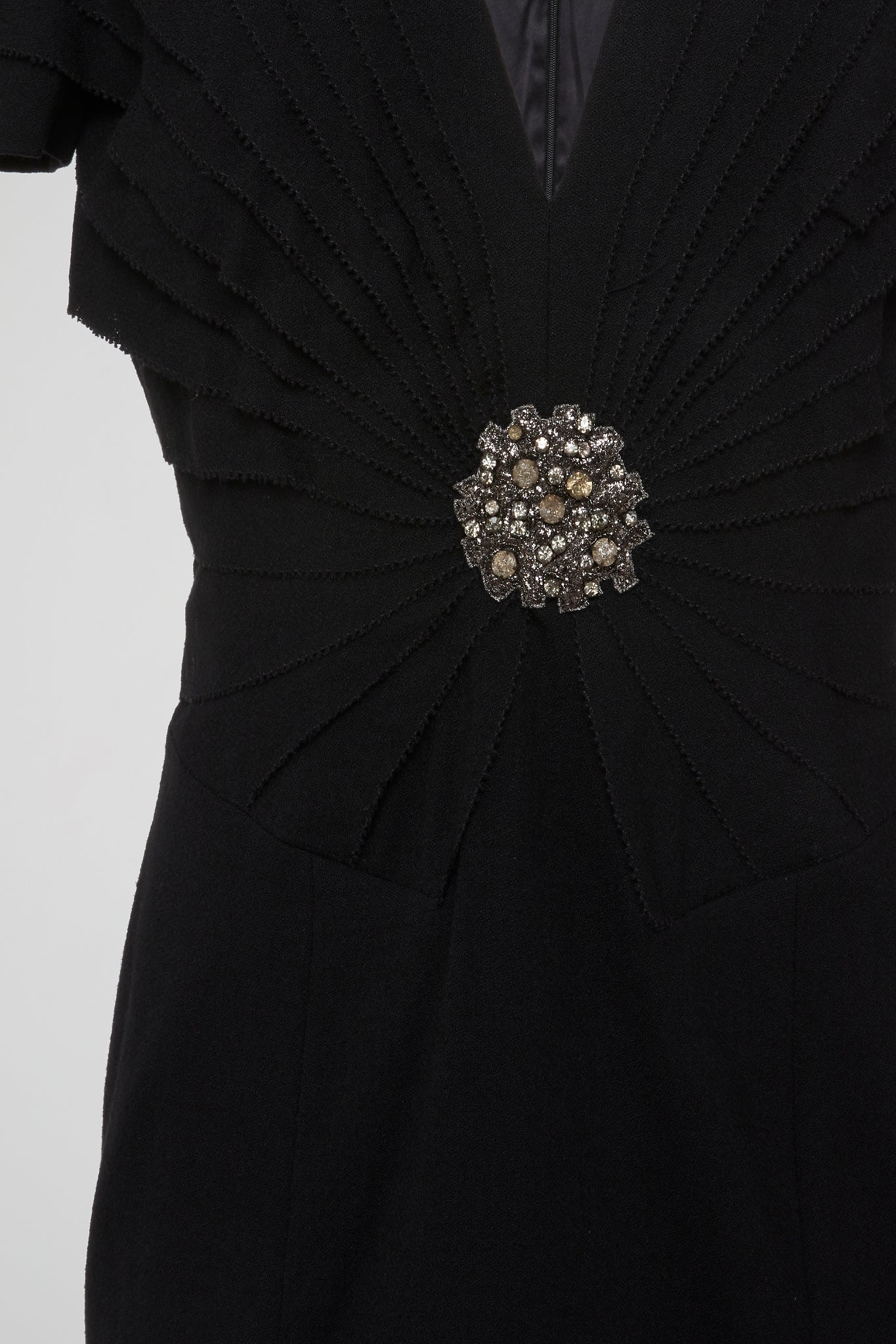 Black Radiance Embellished Dress