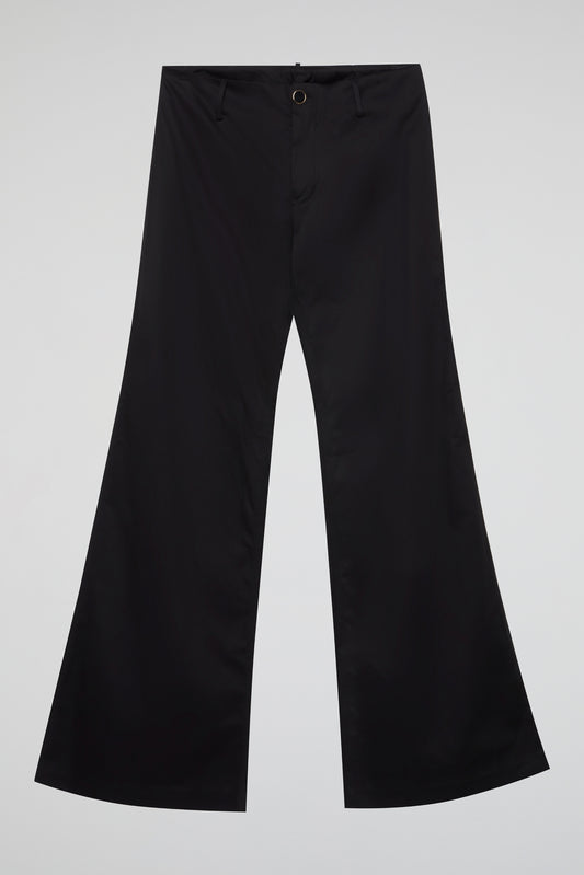 Black Eclipse Flare Trousers