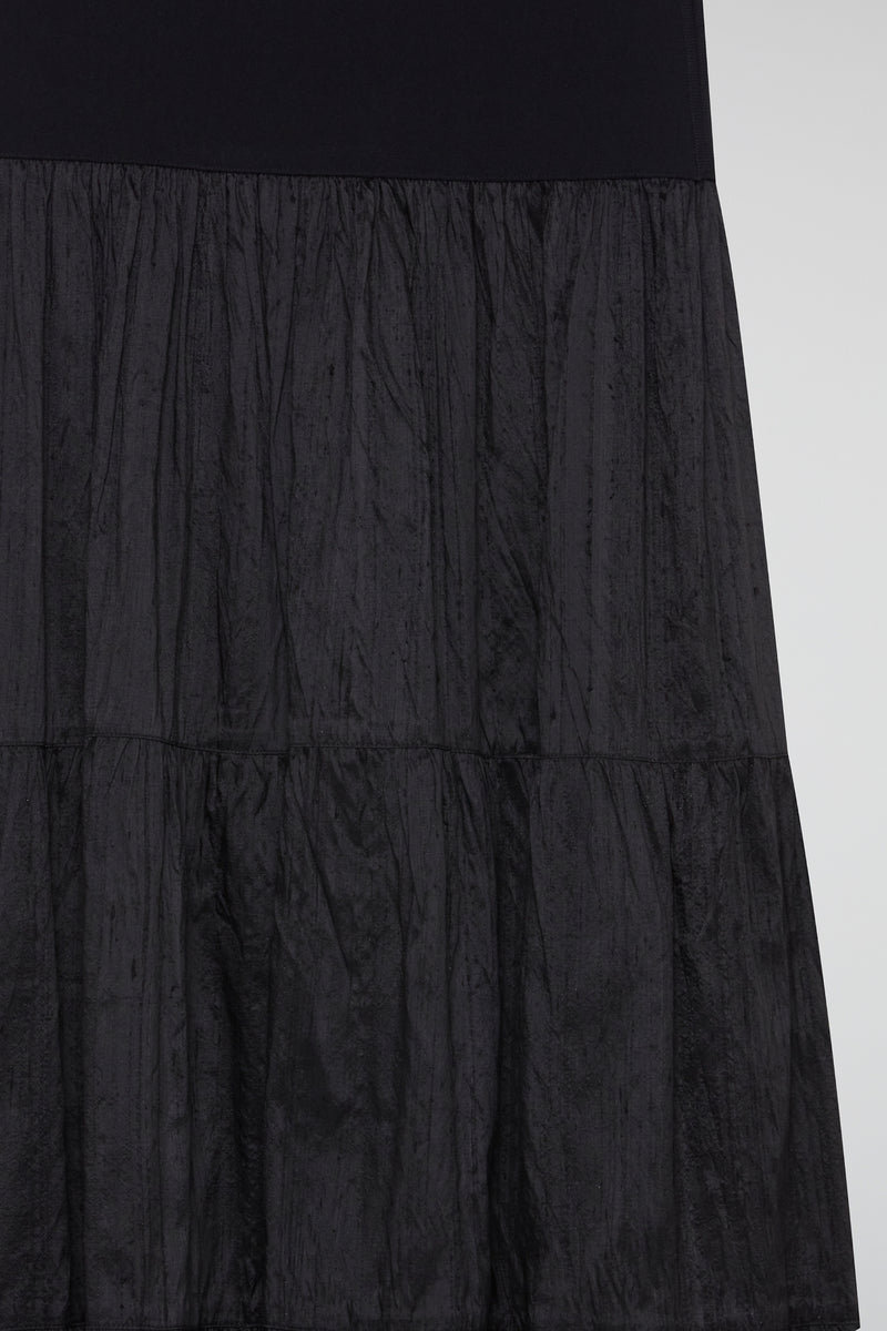 Black Obsidian Tiered Skirt