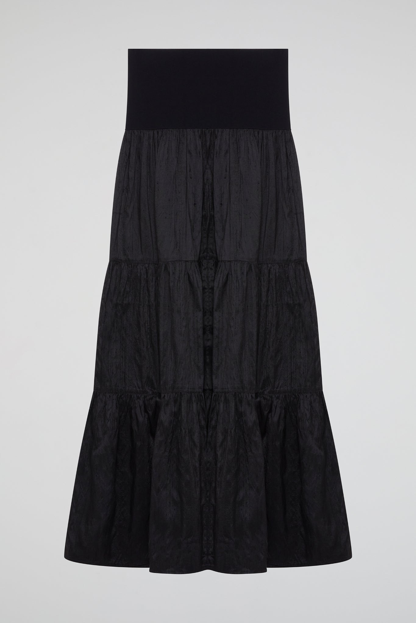 Black Obsidian Tiered Skirt