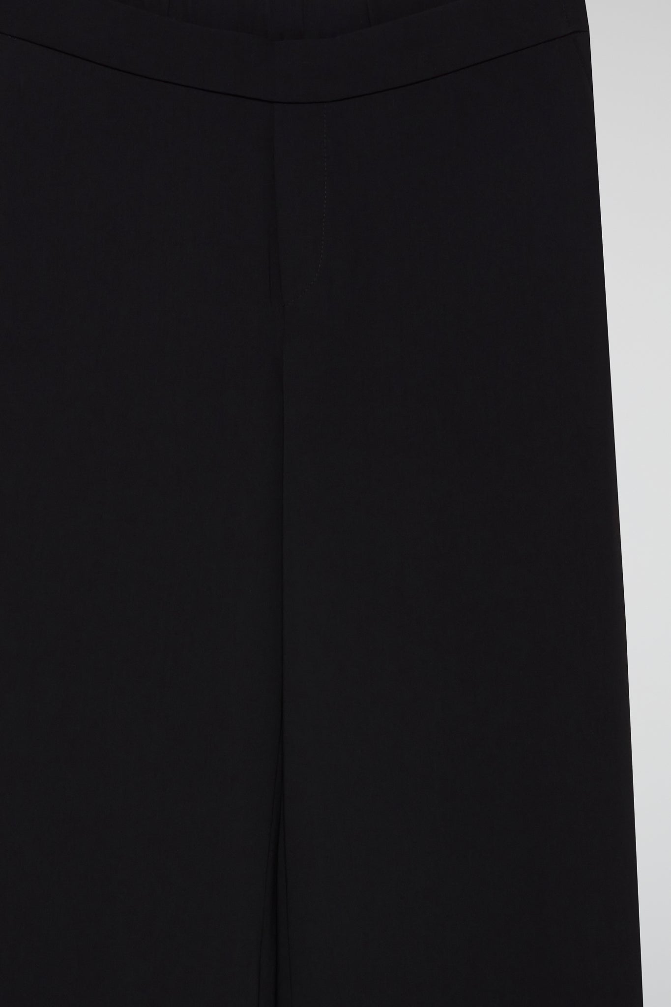 Black Flow Wide-Leg Trousers