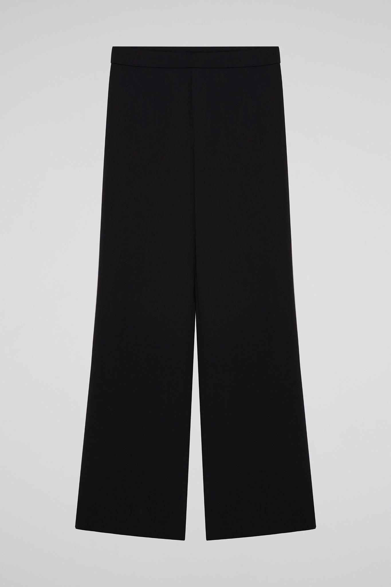 Black Flow Wide-Leg Trousers