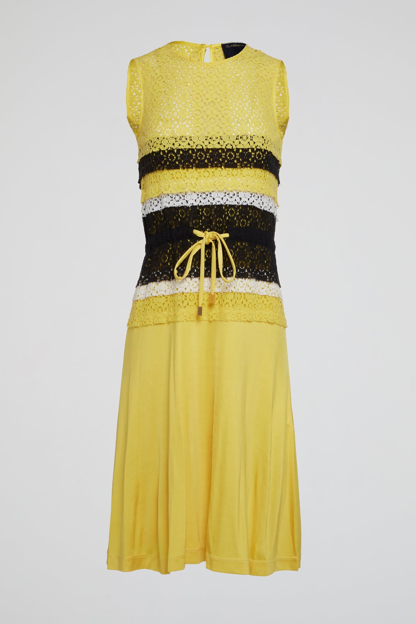 Yellow Lace A-Line Dress