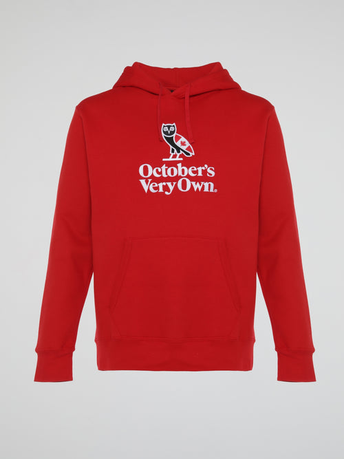 Red Heritage Hooded Sweatshirt