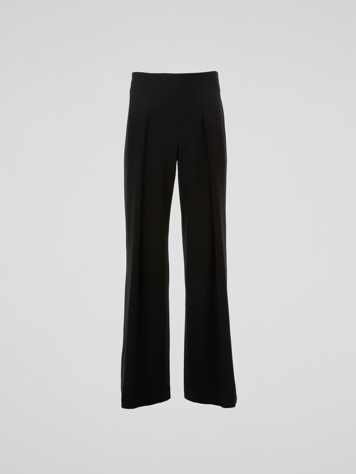 Black Tailored Wide-Leg Trousers
