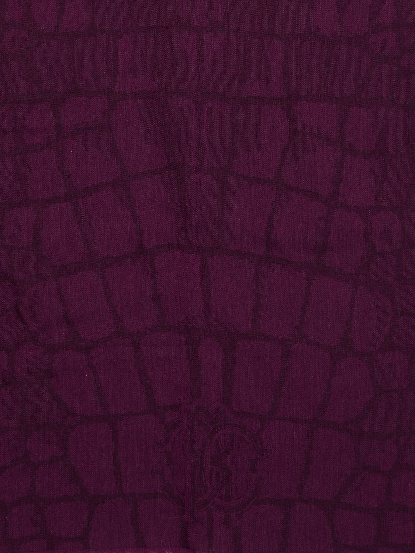Wrap yourself in luxury with this stunning Burgundy Snake Print Scarf by Roberto Cavalli. Made from the finest materials, this scarf features a bold and captivating design that will elevate any outfit. Stand out from the crowd and exude confidence and style with this must-have accessory.