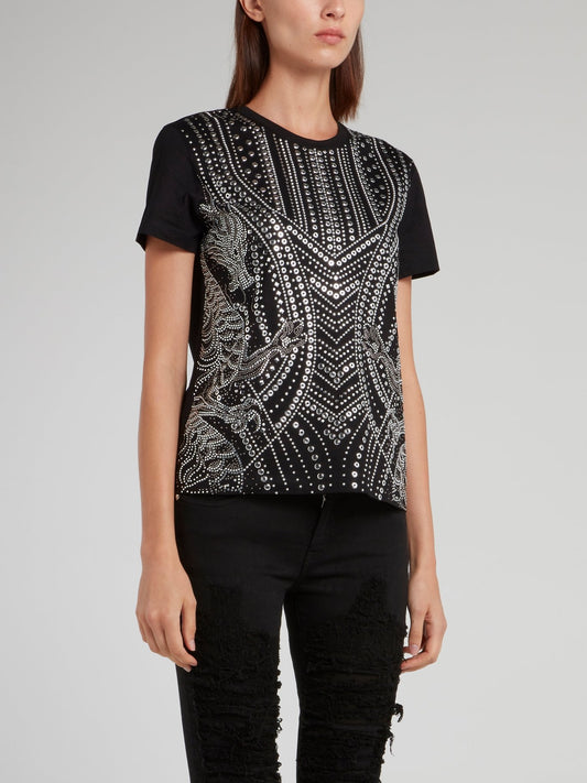 Black Multi-Stud Shirt