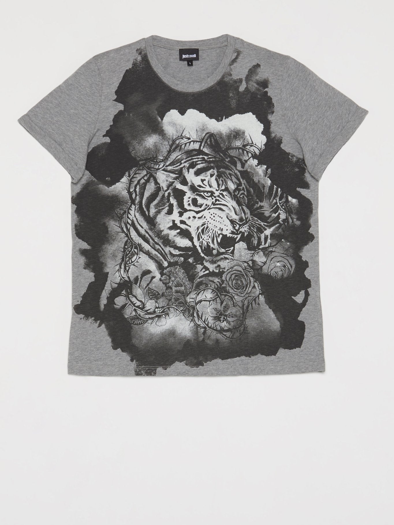 Grey Tiger Sketch T-Shirt