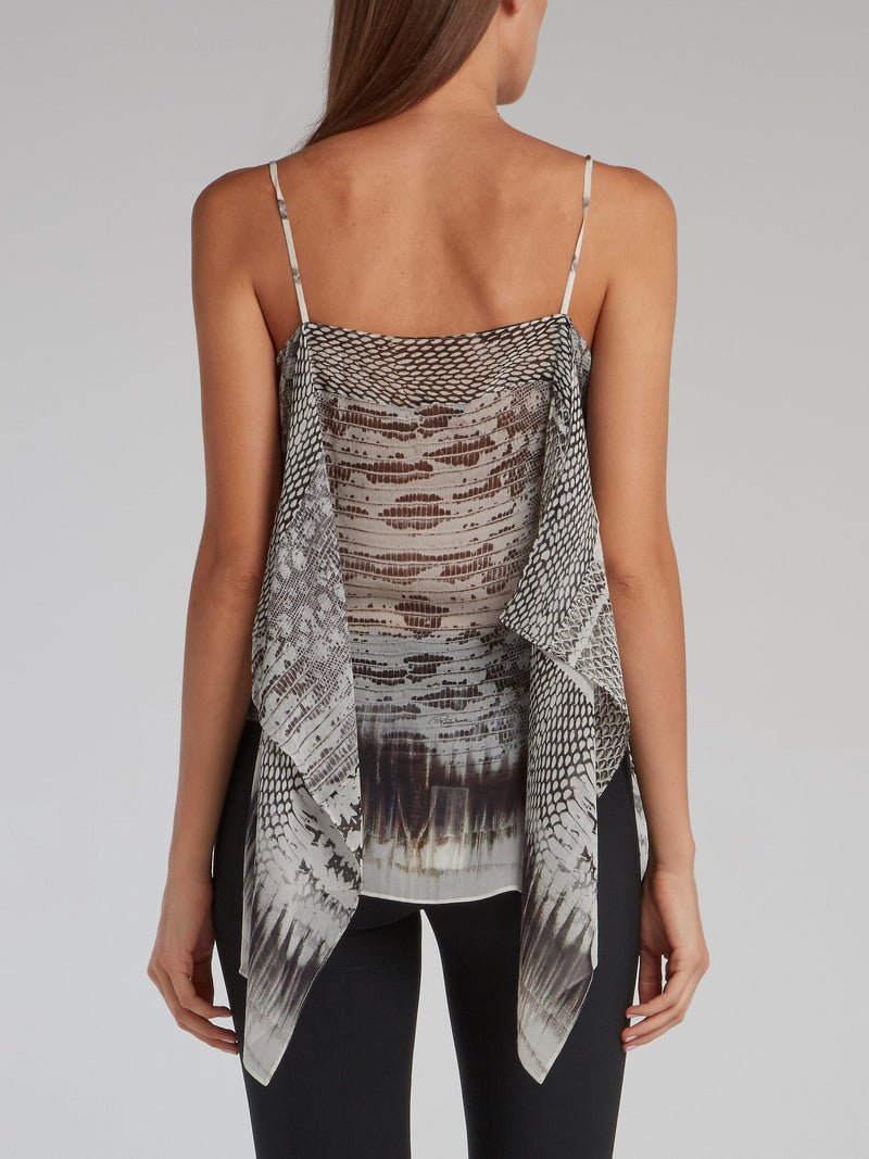 Python Print Flounce Camis