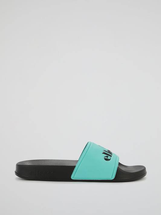 Filippo Turquoise Panel Logo Slides