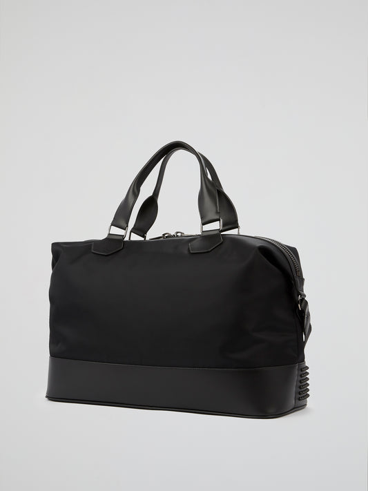 PP1978 Black Spike Studded Travel Bag