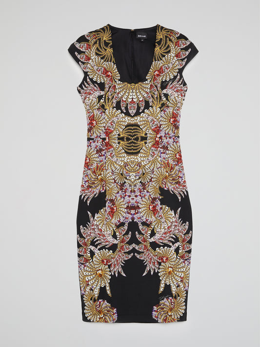 Floral Print Sheath Dress