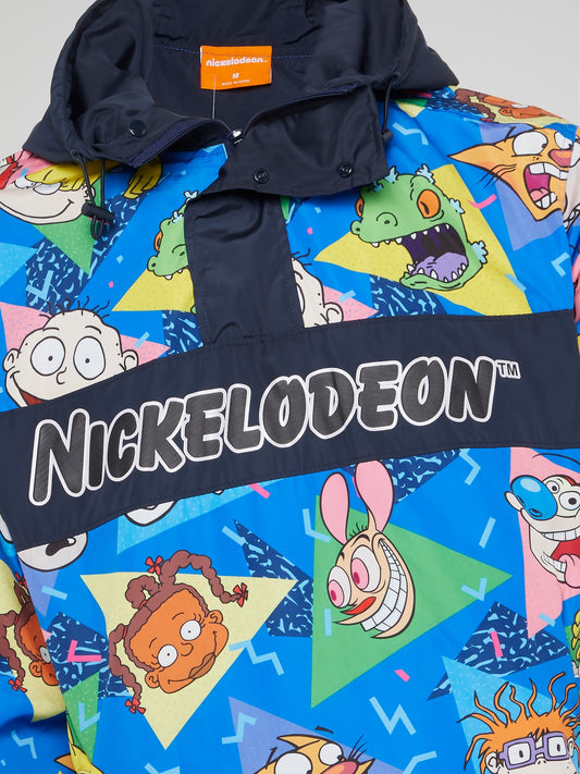 Nickelodeon Pop Heads Hooded Windbreaker