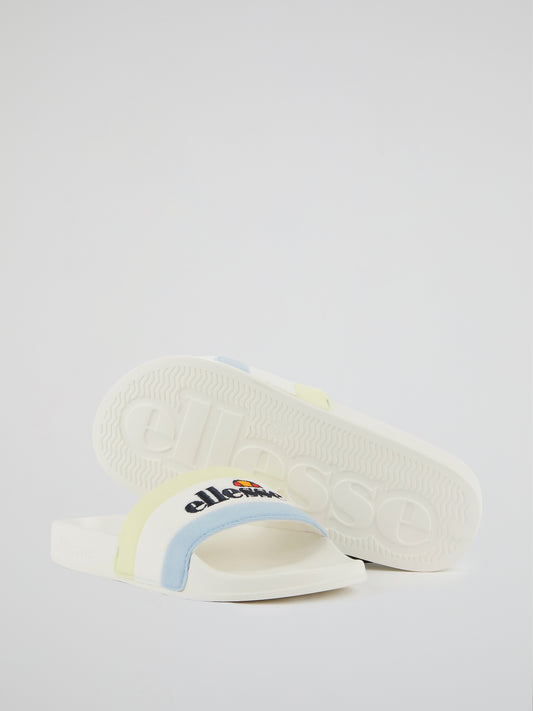 Borgaro Pastel Striped Slides