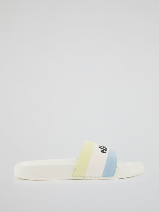 Borgaro Pastel Striped Slides