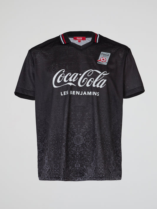 Les Benjamins x Coca-Cola Paisley Polo Shirt