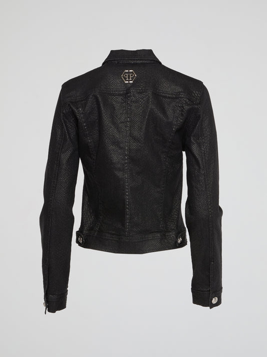 Black Duval Denim Jacket